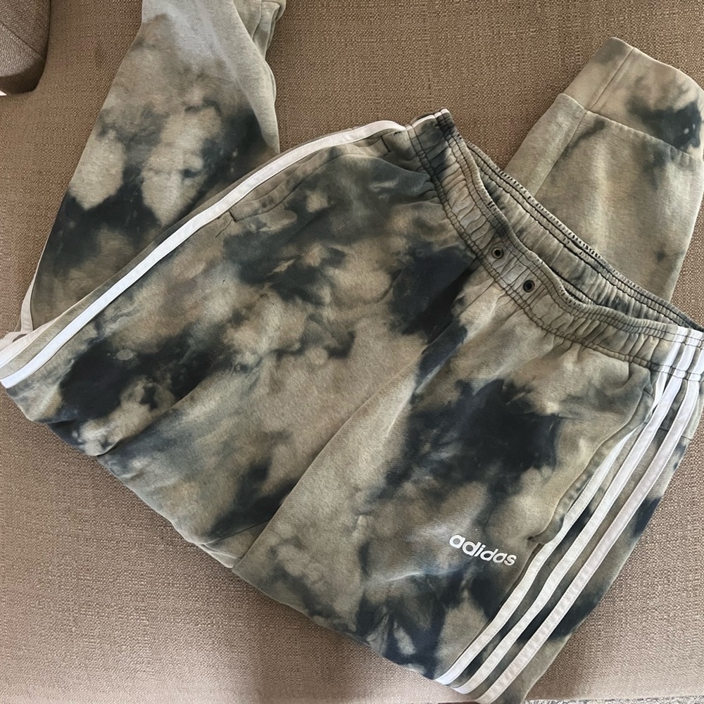 ADIDAS Unisex Sweatpants Size M Tie Dye